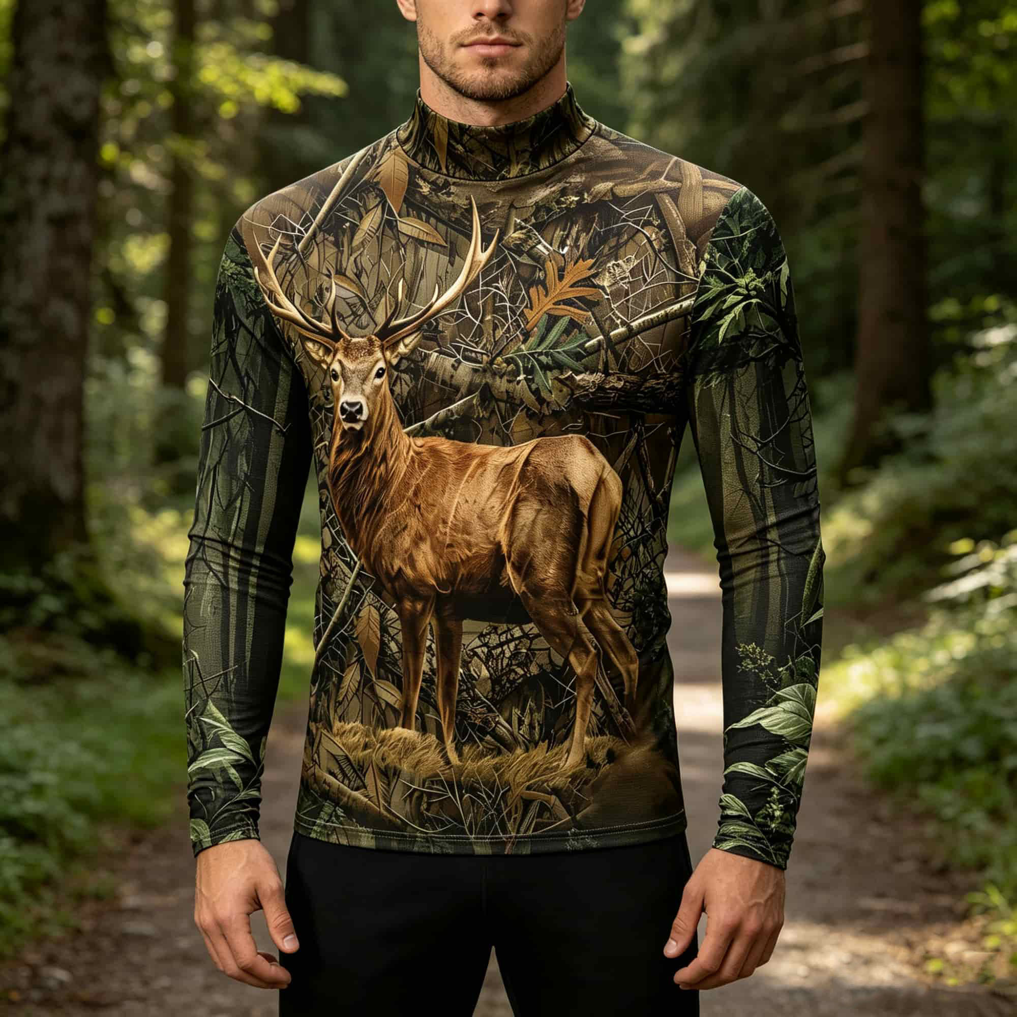 Outdoor Hunting Graphic Tees - Avcılık Açık Hava Stili Erkek 3D