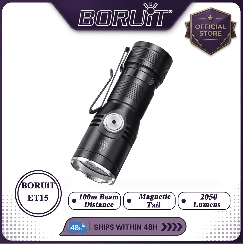 Outdoor Hunting Bike - BORUiT 2050LM 100M Manyetik Mini Güçlü