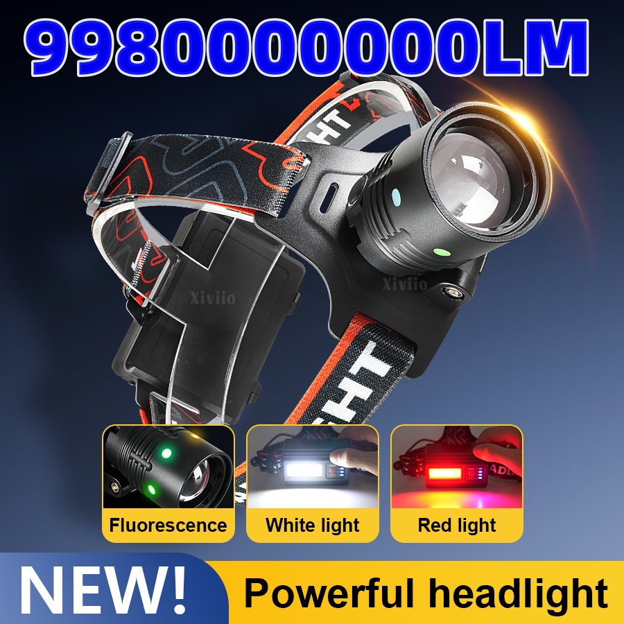 Headlamp Tactical Bright - En Yeni Süper Parlak Yüksek Güçlü