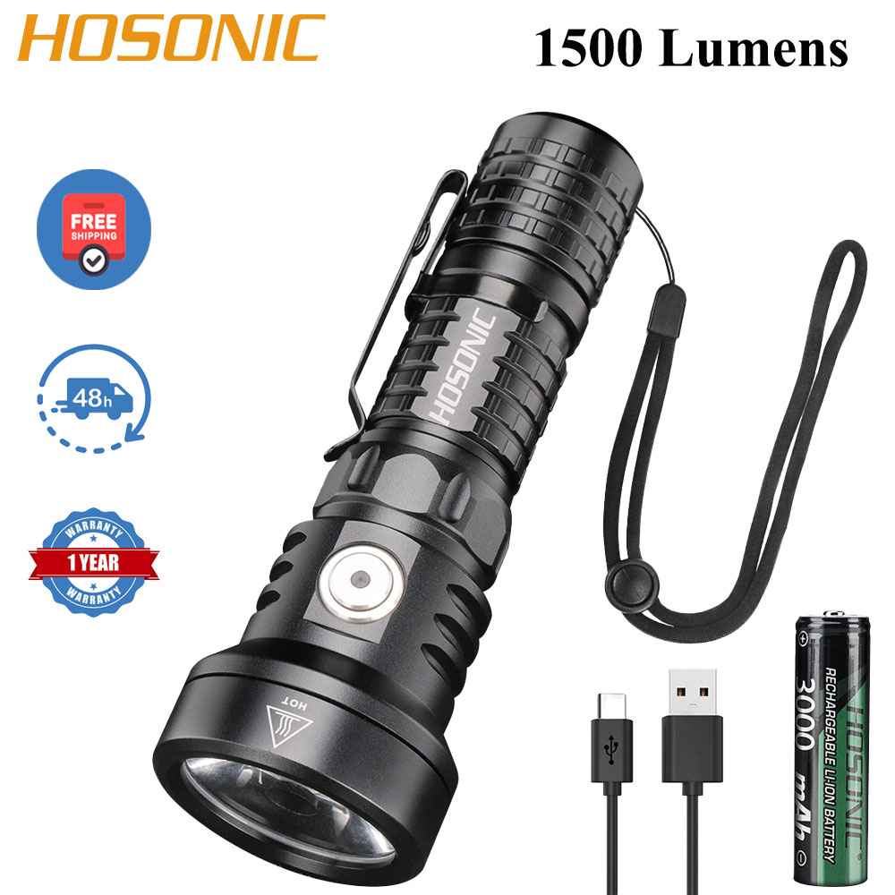 Outdoor Hunting Bike - HOSONIC EC12 1500LM Cep Feneri Tip-C