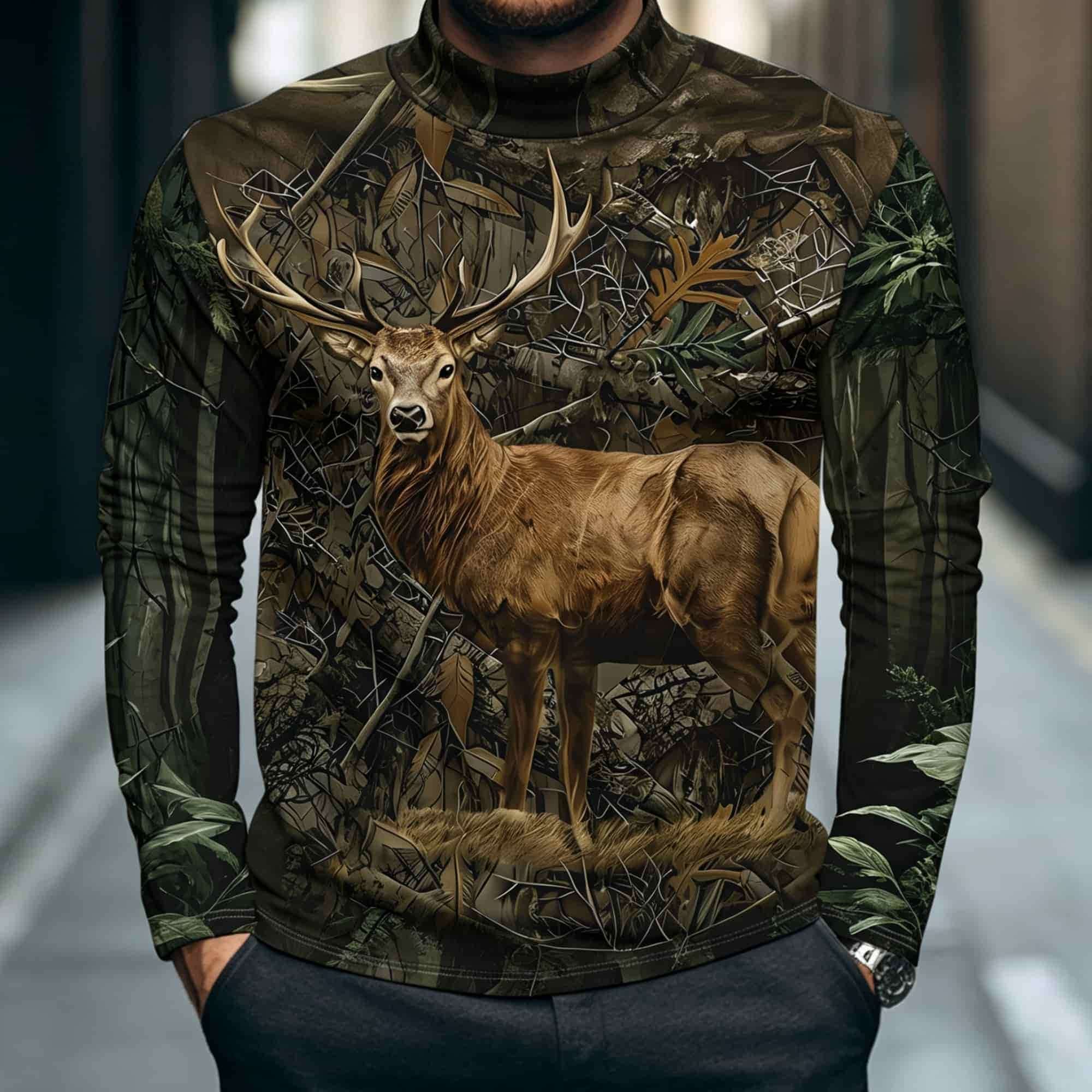 Avcılık Açık Hava Stili Erkek  - Outdoor Hunting Graphic Tees incelemesi ve fiyatı
