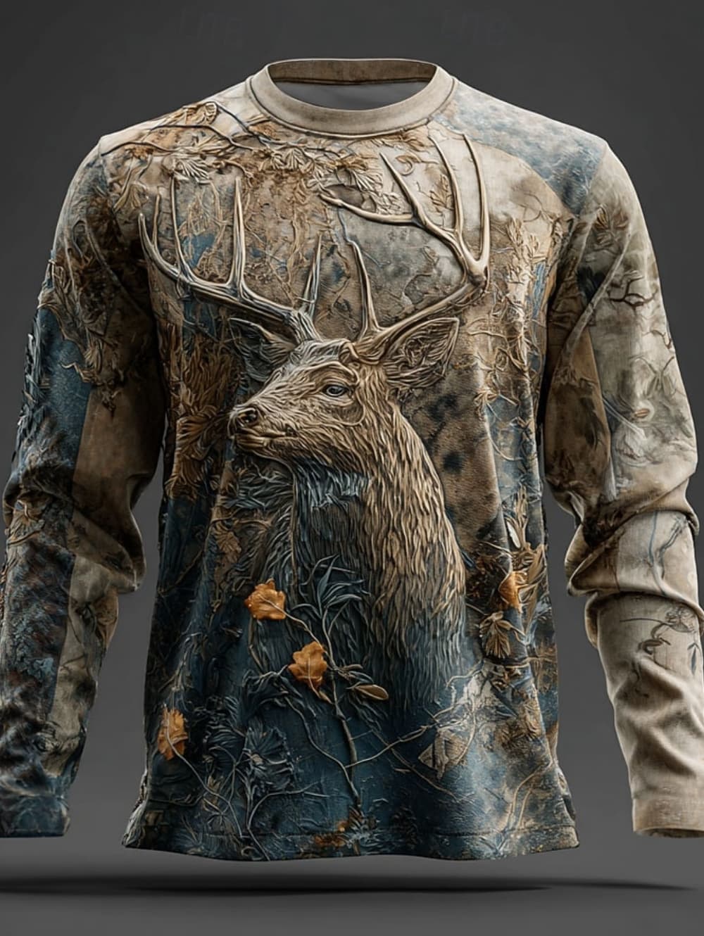 Erkek Kamuflaj Hayvan Desenli  - Outdoor Hunting Graphic Tees incelemesi ve fiyatı