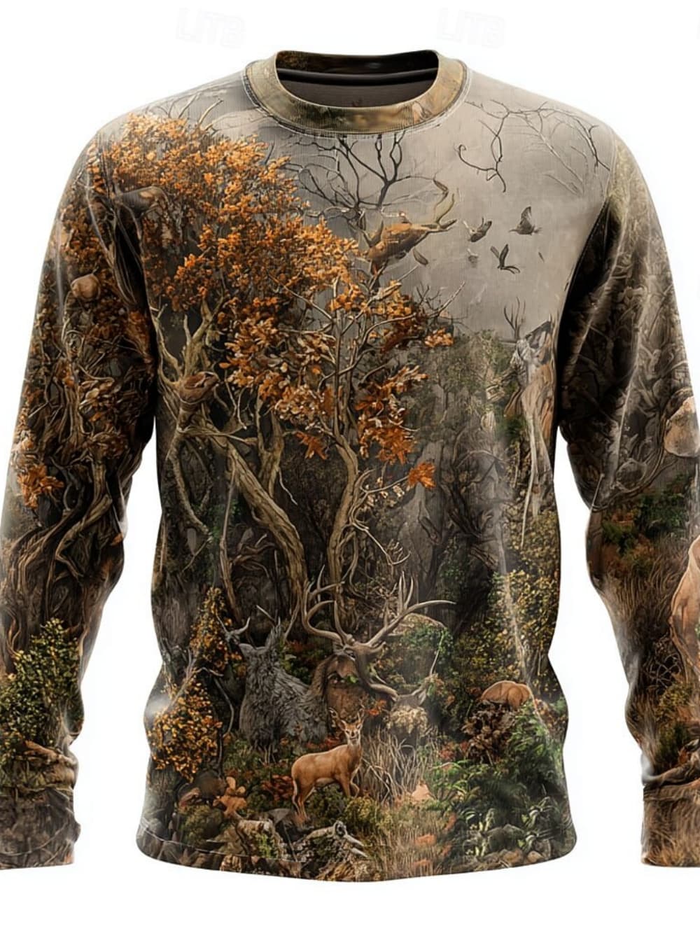 Erkek Kamuflaj Hayvan Desenli  - Outdoor Hunting Graphic Tees incelemesi ve fiyatı