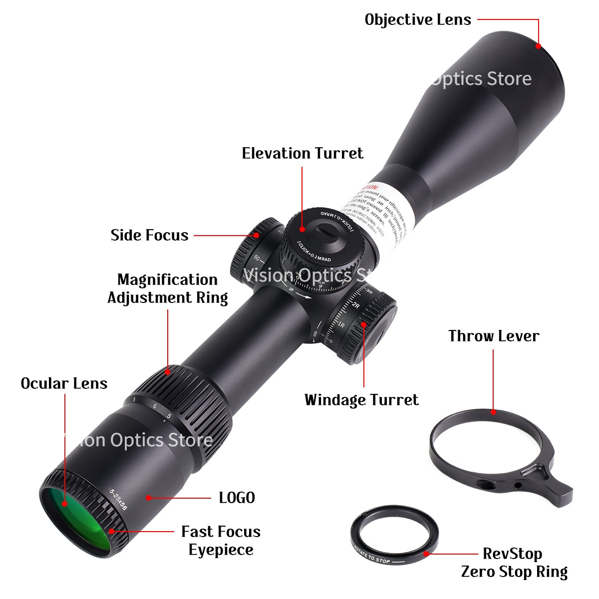 VT 5-25X56 (FFP) Taktik Optik  - Outdoor Hunting Lab incelemesi ve fiyatı