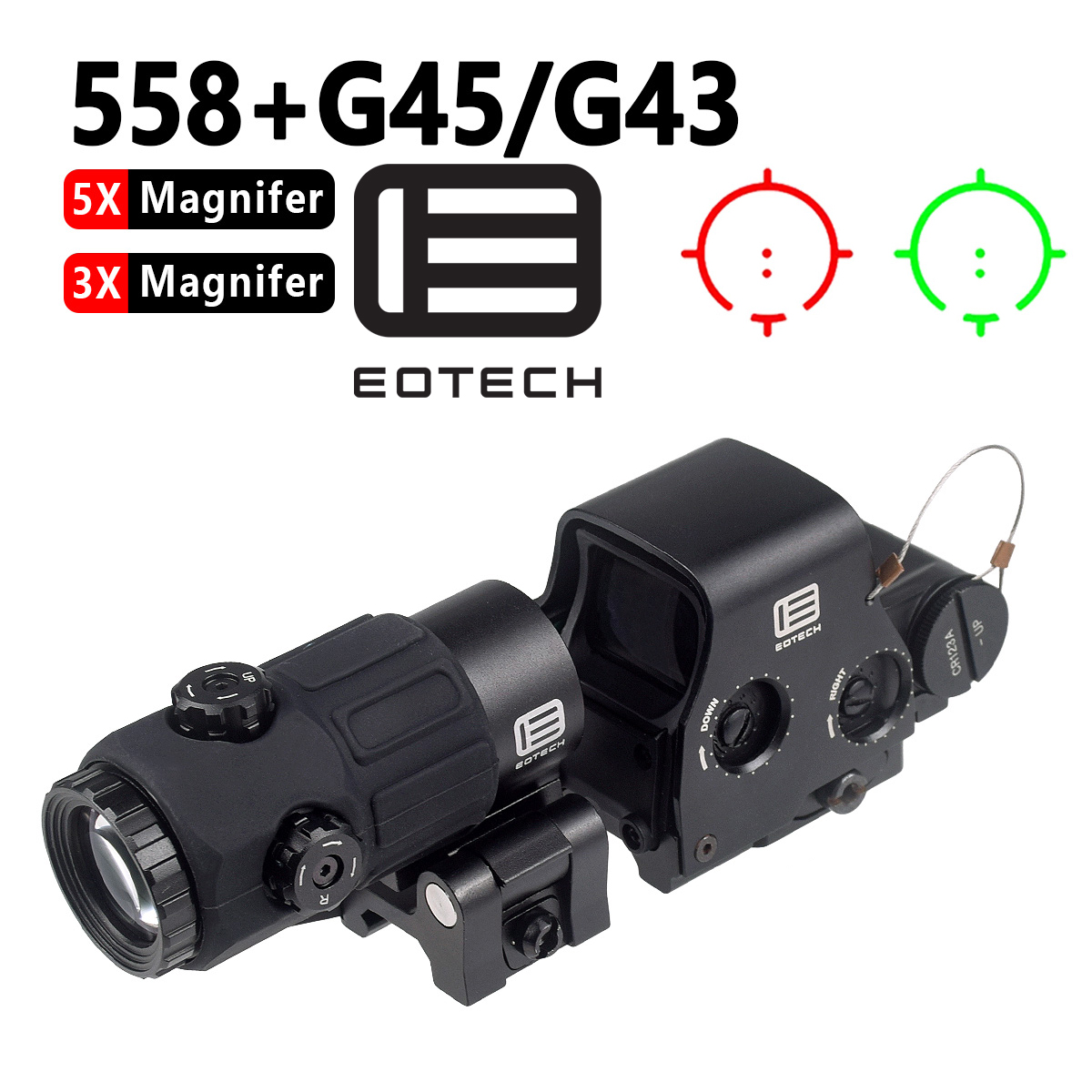 EOTECH G43 G33 G45 3X 5X Büyüt - Outdoor Hunting Lab incelemesi ve fiyatı